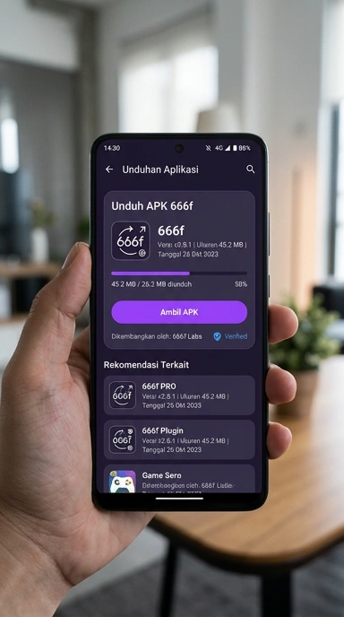 Tampilan halaman APK 666f