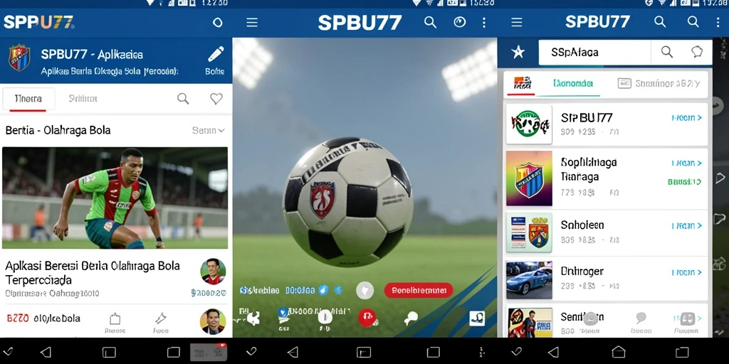 Tampilan antarmuka aplikasi SPBU77 yang informatif dan interaktif.